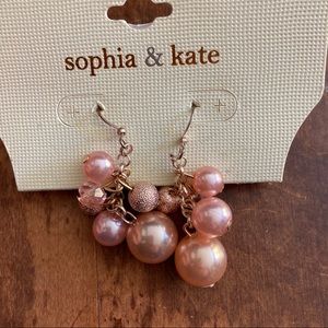 Pink bulb earrings